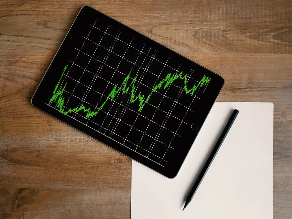 graphs-display-on-an-ipad-187041 About