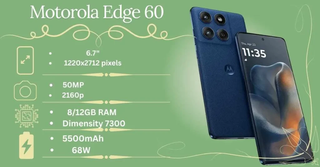 White Minimallist Handphone Specification Facebook Ad (1) (1) Motorola Edge 60 specification