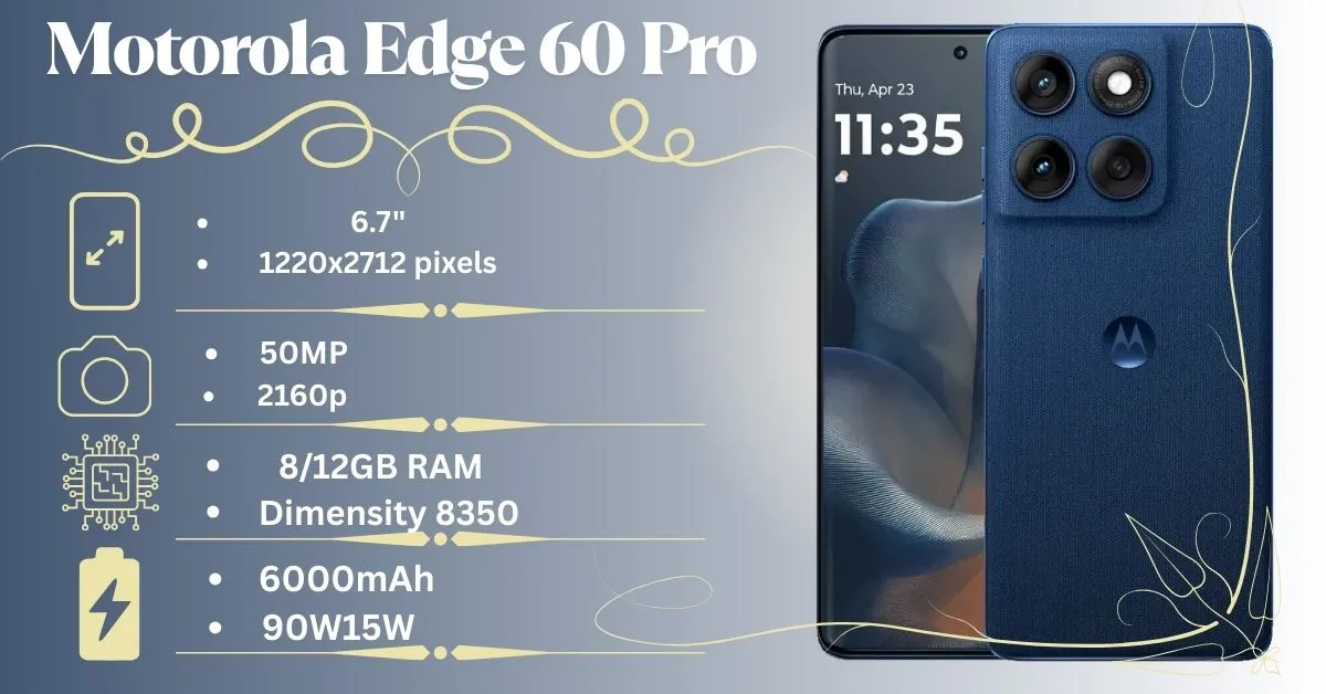 Motorola Edge 60 Pro Specification best for gamers