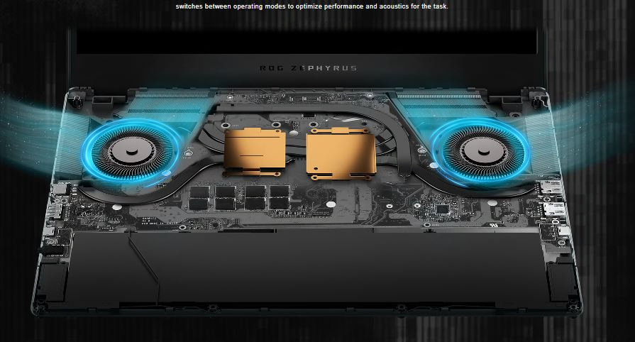 Liquid metal cooling & anti-dust fans in ASUS ROG Zephyrus G14 for optimal thermal performance